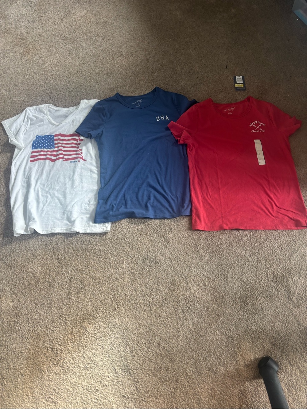 Lot of Patriotic Tee Shirts